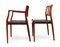 Vintage Model 83 Rosewood Dining Chairs by Niel Otto Møller, Set of 8 5