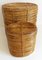 Vasi da fiori in bambù, vimini e ottone, anni '60, set di 2, Immagine 11