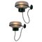 Model 228 Wall Lamps attributed to Gino Sarfatti for Arteluce, Italy, 1957, Set of 2 1