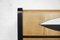 Schwedisches Niedriges Sideboard mit Gemusterten Schubladen und Glasplatte, 1960er 12