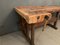 Antique Workbench in Beech, 1890s 6