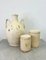 Large Antique Ivory Glaze Amphora Vase 10