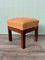 Kleiner gepolsterter Vintage Pouf, 1930er 7