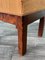 Kleiner gepolsterter Vintage Pouf, 1930er 3