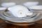 12-Person Dinner Service by Porcelana Ćmielów, Set of 44 11