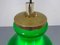 Green Glass Ceiling Lamp from Peill & Putzler, 1960s, Image 18