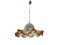 Murano Glass Frilly Light Pendant, 1970s, Image 1
