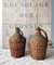 Vintage Wine Balloon with Raffia Basket, Italy, 1950s 11