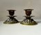 Art Deco Candlesticks in Patinated Bronze, Denmark, 1930s, Set of 2, Image 3