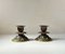 Art Deco Candlesticks in Patinated Bronze, Denmark, 1930s, Set of 2, Image 1