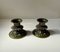 Art Deco Candlesticks in Patinated Bronze, Denmark, 1930s, Set of 2, Image 7