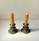 Art Deco Candlesticks in Patinated Bronze, Denmark, 1930s, Set of 2, Image 4