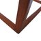 Sgabello Mid-Century moderno in pelle di agnello e teak, Svezia, anni '60, Immagine 16