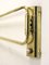 Yellow Diabolo Articulated Wall Light attributed to Rene Mathieu for Lunel, 1950s 15