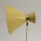 Yellow Diabolo Articulated Wall Light attributed to Rene Mathieu for Lunel, 1950s 14