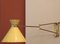 Yellow Diabolo Articulated Wall Light attributed to Rene Mathieu for Lunel, 1950s 6