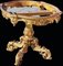Charles X Goldenes Emiliano Noble Wohnzimmer Set, 1830er, 4er Set 7