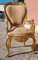Charles X Goldenes Emiliano Noble Wohnzimmer Set, 1830er, 4er Set 8