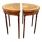 18th Century Georgian Demi Lune Card Tables, 1785, Set of 2 4