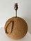 20th Century Modernist Rope Sphere Table Lamp by Adrien Audoux & Frida Minet, France, 1950s, Image 6