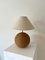 20th Century Modernist Rope Sphere Table Lamp by Adrien Audoux & Frida Minet, France, 1950s, Image 1