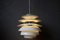Scandinavian Metal Ph Snowball Suspension Light by Poul Henningsen for Louis Poulsen, Image 2