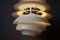 Scandinavian Metal Ph Snowball Suspension Light by Poul Henningsen for Louis Poulsen, Image 4