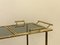 Faux Bamboo & Brass Bar Trolley from Maison Bagues, 1970s 9