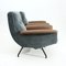 Mid-Century Italian Armchair with Skai Armrests, 1950s, Set of 2, Image 2