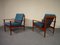 Vintage Dänische Teak Modell 56 Sessel von Grete Jalk für Poul Jeppesen, 2er Set 6