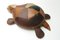 Large Decorative Leather Patchwork Turtle Cushion, 1970s, Image 3