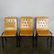 Sedie impilabili Mid-Century in faggio attribuite a Roland Rainer per Wilkhahn, Austria, anni '50, set di 5, Immagine 7