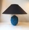 Chamotte Ceramic Turquoise Table Lamp by Gunnar Nylund for Rorstrand, 1950s 1