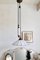 Lampada a sospensione vintage Art Déco con vetro acrilico, Immagine 7