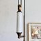 Lampada a sospensione vintage Art Déco con vetro acrilico, Immagine 4