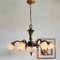 Lampadario vintage, Francia, con 5 lampadine, Immagine 4
