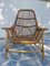Fauteuil Jungle en Osier attribué à George Coslins pour Gervasoni, 1950s 1