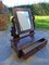 Small Walnut Dressing Table with Psiche Mirror, Early 1900s 7