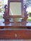 Small Walnut Dressing Table with Psiche Mirror, Early 1900s 3