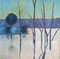 M.-P. Autonne, Bleu Loire, 2024, Acrylic & Oil on Wooden Panel, Image 1