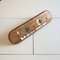 Wall-Mounted Coat Rack with Three Hooks in Cane and Rattan 3