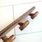 Wall-Mounted Coat Rack with Three Hooks in Cane and Rattan 7