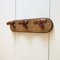 Wall-Mounted Coat Rack with Three Hooks in Cane and Rattan 2