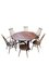 Sedie Windsor con tavolo pieghevole e due poltrone di Ercol, anni '60, set di 6, Immagine 1