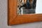 Miroir Antique avec Cadre en Bois et Étain Patiné 6
