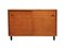 Teak Veneer & Resopal Sideboard with Sliding Doors, 1960s 1