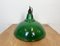 Lampada industriale smaltata verde di Maxlume, Regno Unito, anni '60, Immagine 15