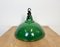 Lampada industriale smaltata verde di Maxlume, Regno Unito, anni '60, Immagine 10