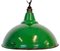 Lampada industriale smaltata verde di Maxlume, Regno Unito, anni '60, Immagine 1