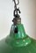 Lampada industriale smaltata verde di Maxlume, Regno Unito, anni '60, Immagine 3